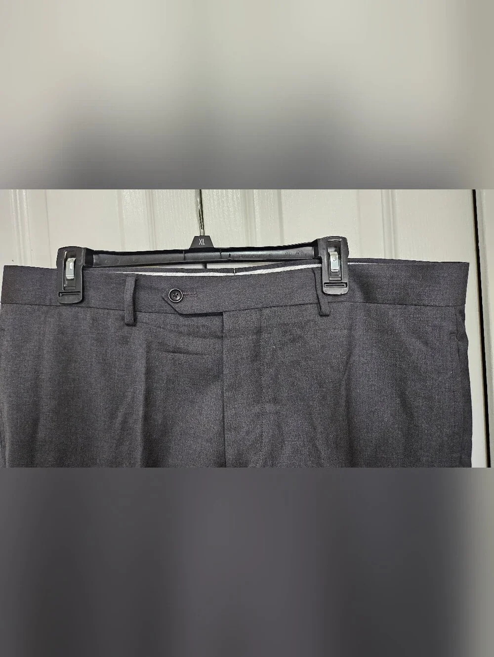 Brooks Brothers 1818 Reda 1865 Slim Dress Pants Gray Wool W36 L32 Men's.